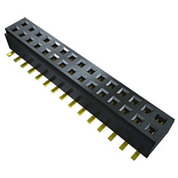 基板接続用ソケット 6 極 1mm 2 列 スルーホール SAMTEC