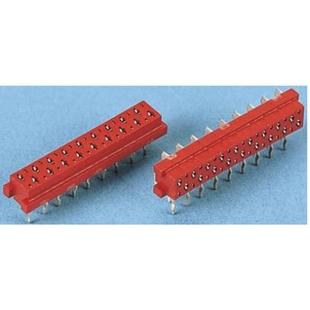 基板接続用ソケット 8 極 1.27mm 2 列 スルーホール 1セット 250個入 TE CONNECTIVITY
