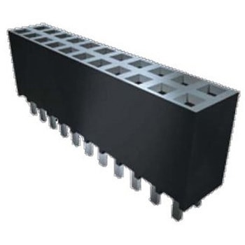 基板接続用ソケット 8 極 2.54mm 1 列 スルーホール SAMTEC