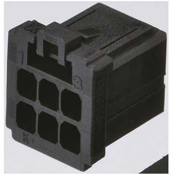 基板用コネクタハウジング 4極 ピッチ：2.5mm 2列 TE Connectivity Japan(旧:TYCOELECTRONICS(タイコエレクトロニクス))