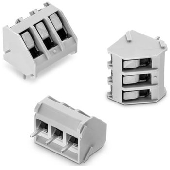 基板用端子台 2015シリーズ 5.08mmピッチ 1列 3極 グレー 1袋 5個入 - WURTH ELEKTRONIK
