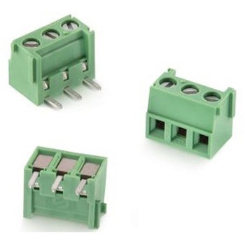 基板用端子台 2143シリーズ 3.81mmピッチ 1列 3極 緑 1袋 500個入 WURTH ELEKTRONIK