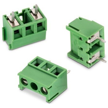基板用端子台 2144シリーズ 7.62mmピッチ 1列 2極 緑 1袋 5個入 WURTH ELEKTRONIK