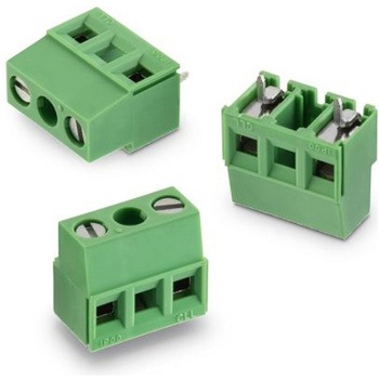 基板用端子台 2166シリーズ 1列 1極 緑 1袋 5個入 - WURTH ELEKTRONIK