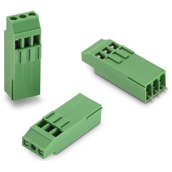 基板用端子台 2355シリーズ 5.08mmピッチ 1列 3極 緑 1袋 5個入 - WURTH ELEKTRONIK