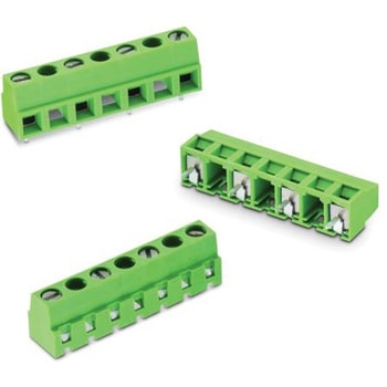 基板用端子台 2418シリーズ 10mmピッチ 1列 8極 緑 1袋 50個入 - WURTH ELEKTRONIK