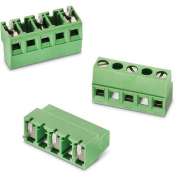 基板用端子台 2426シリーズ 10.16mmピッチ 1列 3極 緑 1袋 100個入 WURTH ELEKTRONIK