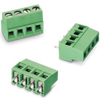 基板用端子台 2427シリーズ 5mmピッチ 1列 4極 緑 1袋 200個入 WURTH ELEKTRONIK
