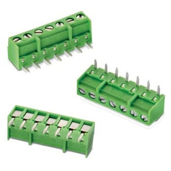 基板用端子台 2433シリーズ 3.81mmピッチ 1列 7極 緑 1袋 2個入 WURTH ELEKTRONIK