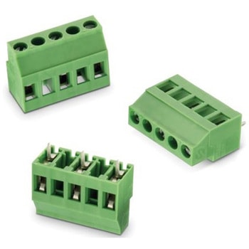 基板用端子台 2446シリーズ 10.16mmピッチ 1列 3極 緑 1袋 100個入 WURTH ELEKTRONIK