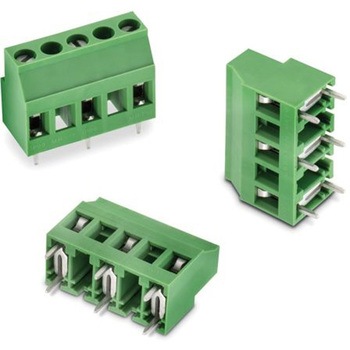 基板用端子台 2456シリーズ 10.16mmピッチ 1列 3極 緑 1袋 5個入 - WURTH ELEKTRONIK
