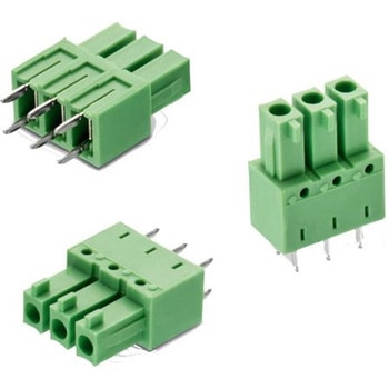 基板用端子台 3073シリーズ 3.81mmピッチ 1列 7極 緑 1袋 5個入 - WURTH ELEKTRONIK