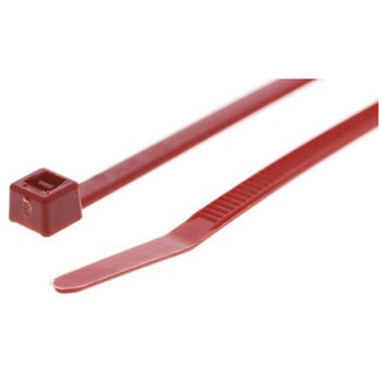 結束バンド 150mm x 3.5 mm 赤 ナイロン 66 1袋 100個入 ヘラマンタイトン(旧:タイトン)