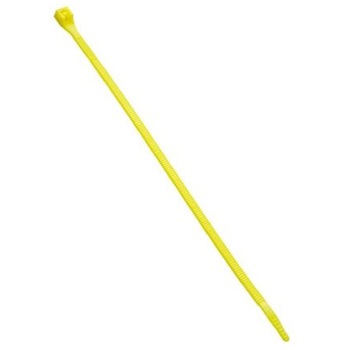 結束バンド 195mm x 4.7 mm 黄 ナイロン 66 1袋 25個入 - ヘラマンタイトン(旧:タイトン)