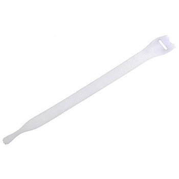 結束バンド 200mm x 12.5 mm 白 PA ループ 、PE フック 1袋 10個入 ヘラマンタイトン(タイトン)