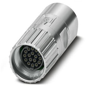 産業用丸形コネクタ 17極 17 mm ケーブルマウント フエニックス・コンタクト