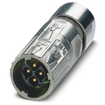 産業用丸形コネクタ 4極 17 mm ケーブルマウント フエニックス・コンタクト
