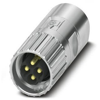 産業用丸形コネクタ 4極 17 mm ケーブルマウント フエニックス・コンタクト