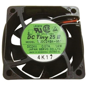 軸流ファン 電源電圧：24 V dc DC 60 x 60 x 25.5mm - 日本電産サーボ