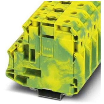 接地端子台 スクリュー 5極 緑 / 黄 1袋 10個入 フエニックス・コンタクト