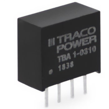 絶縁DC-DCコンバータ Vout：5V dc 2.97 → 3.63 V dc 1W TRACO POWER