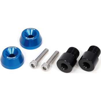 60800225Y アルミバーエンド リボルバー BLU (YAMAHA M16) ACTIVE(アクティブ) 69939305