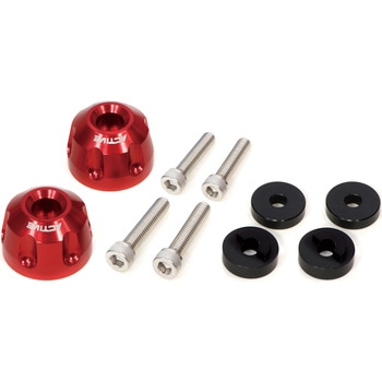 60800232HS アルミバーエンド リボルバー RED (HONDA/SUZUKI M6) ACTIVE(アクティブ) 69939400