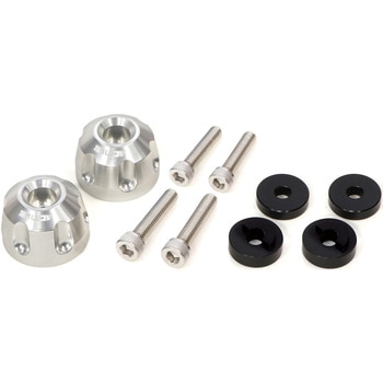 60800233HS アルミバーエンド リボルバー SIL (HONDA/SUZUKI M6) ACTIVE(アクティブ) 69939436