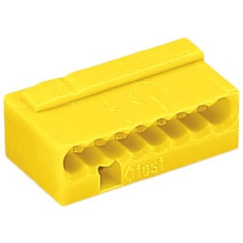 端子台コネクタ 黄 8極 5.75mm ピッチ 243 1袋 10個入 ワゴジャパン