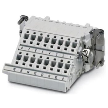 電源アダプタ 16極 16A 500 V ac 1袋 5個入 フエニックス・コンタクト