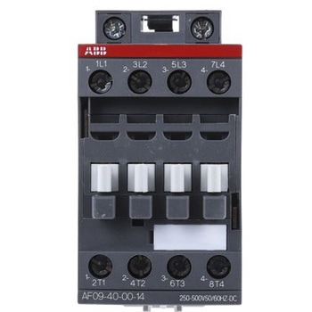 電磁接触器 250 → 500 V AC/DC 4極 AF09シリーズ ABB