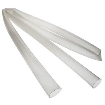 熱収縮チューブ 収縮前 1.6mm 収縮後 0.8mm クリア ヘラマンタイトン(タイトン)