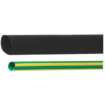 熱収縮チューブ 収縮前 24mm 収縮後 8mm 緑 ヘラマンタイトン(タイトン)