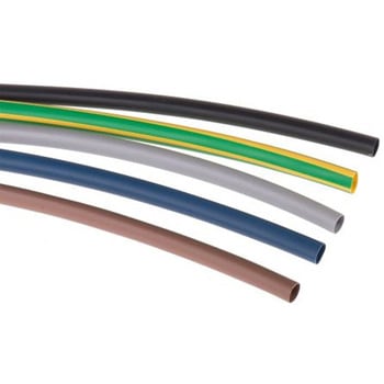 熱収縮チューブ 収縮前 6mm 収縮後 2mm マルチカラー 1袋 15個入 ヘラマンタイトン(タイトン)