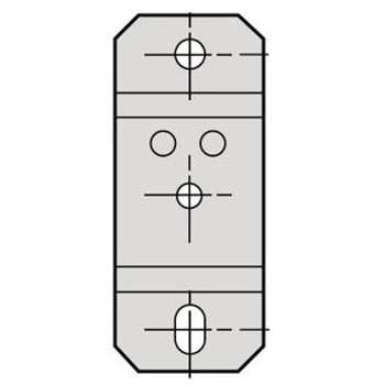 配線ダクトアクセサリ 30 x 72 x 8mm 1袋 10個入 シュナイダーエレクトリック
