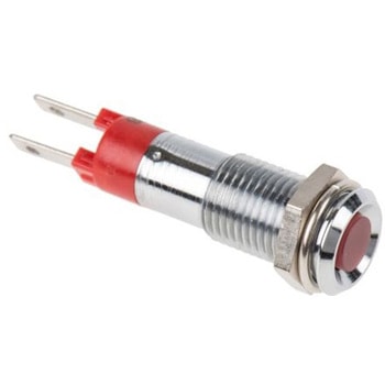 表示灯 24V dc 赤 実装ホールサイズ：8mm Signal Construct