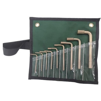 防爆六角棒レンチセット 1セット 9本入 SAFETY TOOLS