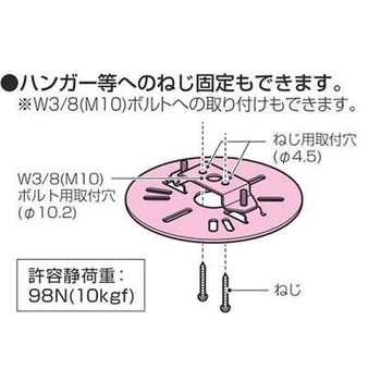 防犯カメラ取付プレート エスコ