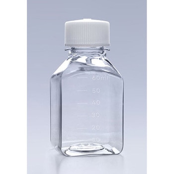滅菌メディアボトル 60ml PETG 24個×8袋入 192個/箱 - GVS