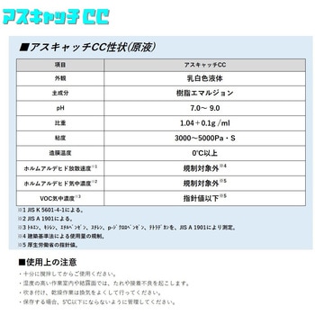 アスキャッチCC アスベスト総合処理剤 クリアライト工業