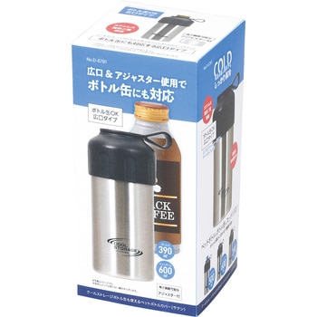 クールストレージ ボトル缶も使えるペットボトルカバー パール金属