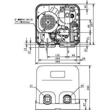 NF3-400T 家庭用インバータ式井戸ポンプ(ソフトカワエース) 1台 川本