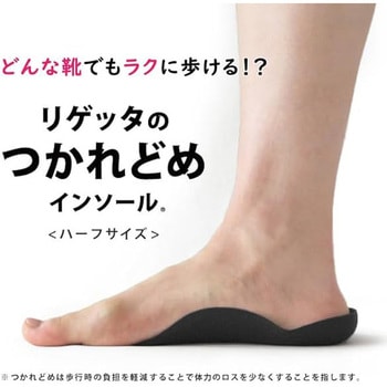 リゲッタ 消臭ルーペインソール ブラック M リゲッタ