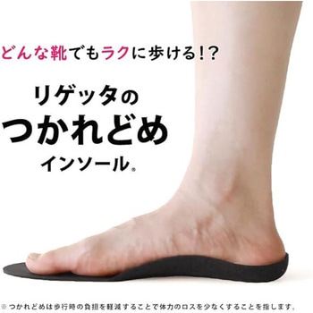 リゲッタ 消臭ルーペインソールプラス ブラック S リゲッタ