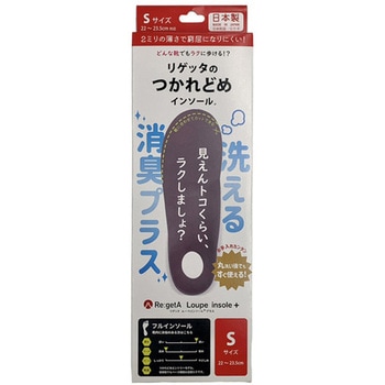 リゲッタ 消臭ルーペインソールプラス ブラック S リゲッタ