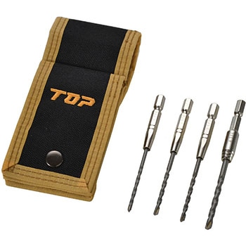 コンクリートドリル4本セット トップ工業