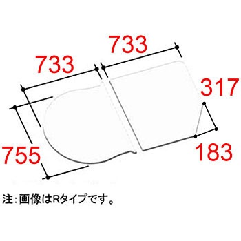 YFK-1576B(8)R-D �g�t�^ INAX(LIXIL) �g�ݍ��킹�� 70081287