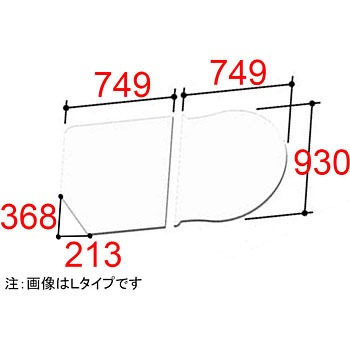 YFK-1594B(2)L-D �g�t�^ INAX(LIXIL) �g�ݍ��킹�� 70081357