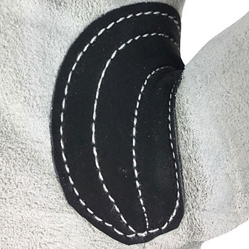 AG3010-3P 牛床革黒アテ付 - ACE GLOVE(エースグローブ)