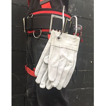 AG3029 AG3029 牛床革手外縫いハトメ付 ACE GLOVE 1双入 サイズL